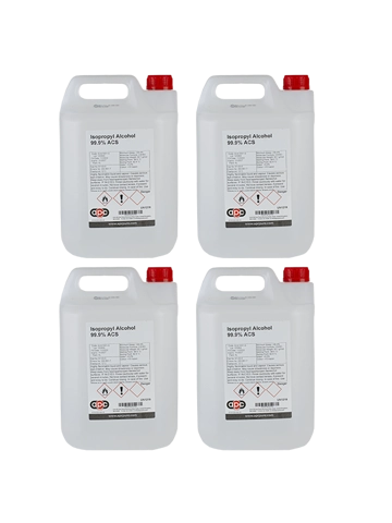 4X 5L Isopropanol 99.8% ACS