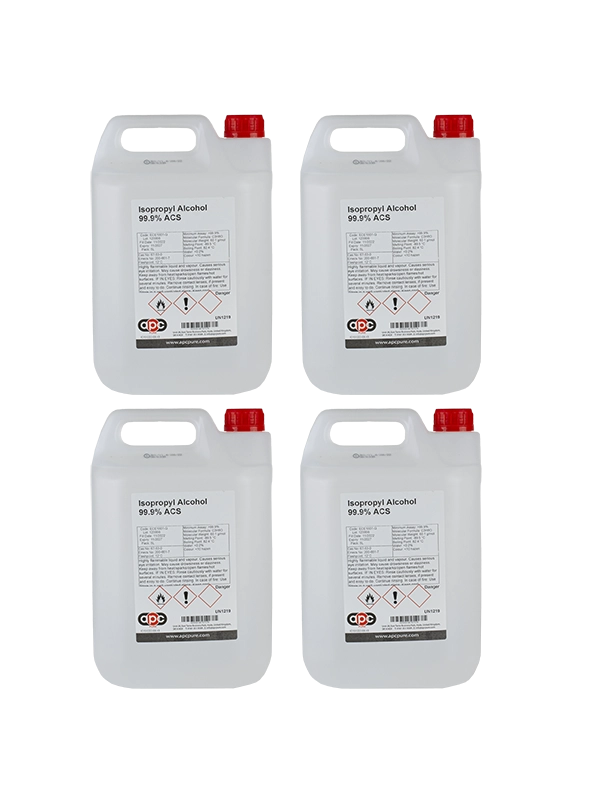 4X 5L Isopropanol 99.8% ACS