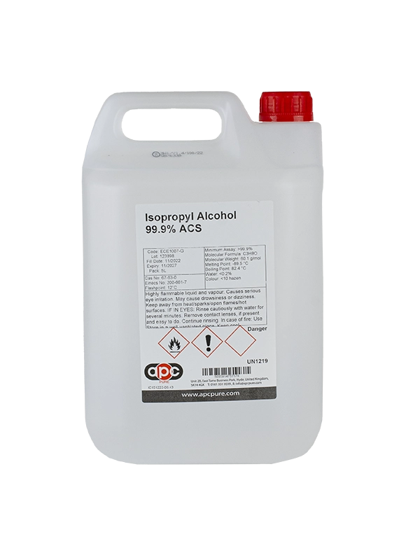 5L Isopropanol 99.8% ACS