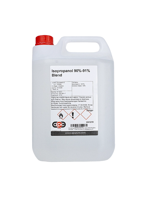 5L Isopropanol 90%-91% Blend