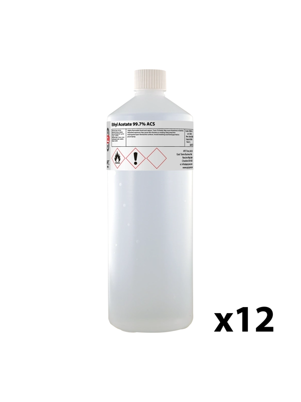 12 x 1l Ethyl Acetate 99.7% ACS