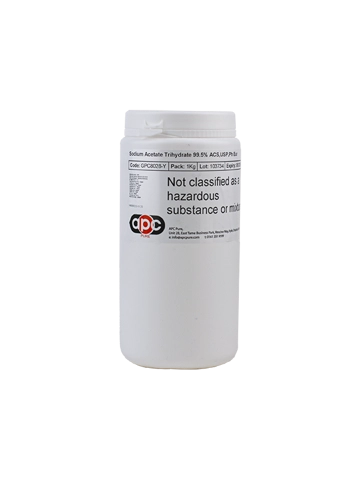 1kg Sodium Acetate Trihydrate 99.5% ACS,USP,Ph Eur
