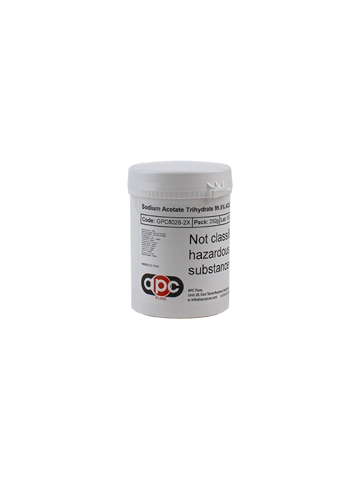 250g Sodium Acetate Trihydrate 99.5% ACS,USP,Ph Eur