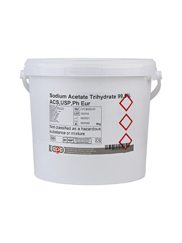 5kg Sodium Acetate Trihydrate 99.5% ACS,USP,Ph Eur