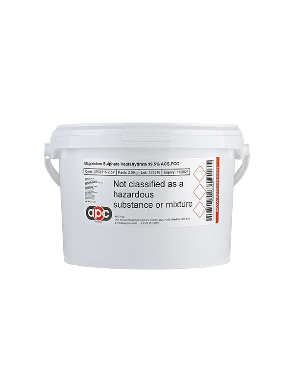 2.5kg Magnesium Sulphate Heptahydrate 99.5% ACS,FCC