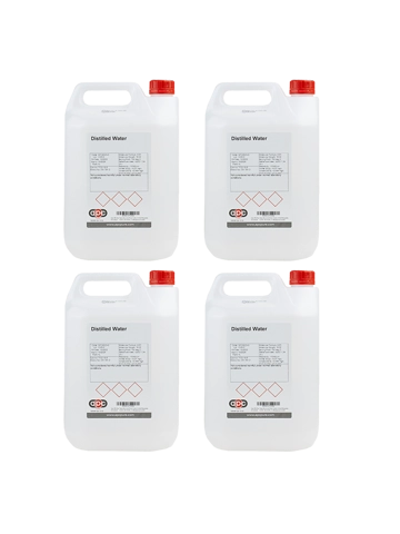 4x 5l Distilled Water