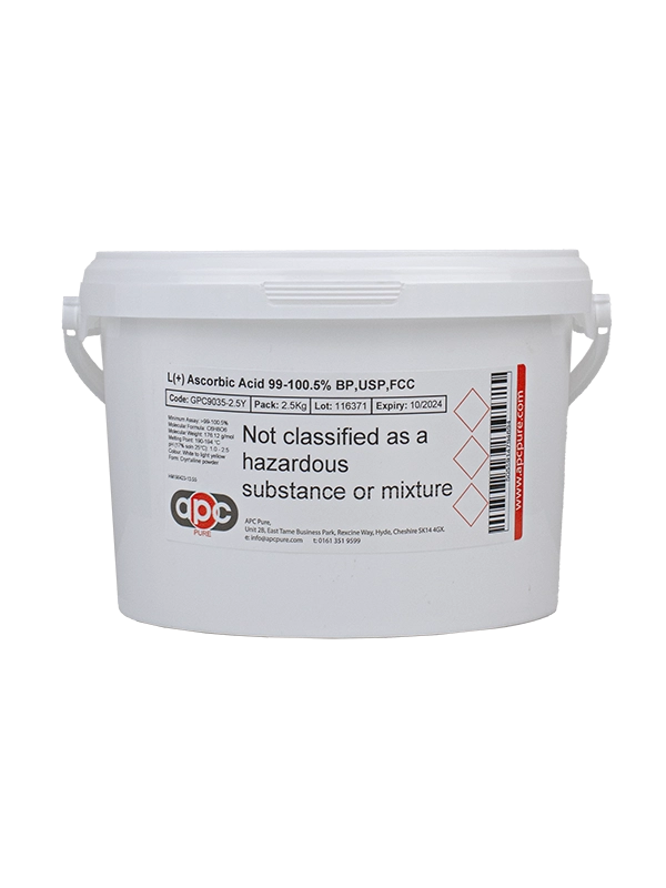 2.5kg L(+) Ascorbic Acid 99-100.5% BP,USP,FCC