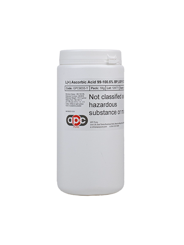 1kg L(+) Ascorbic Acid 99-100.5% BP,USP,FCC