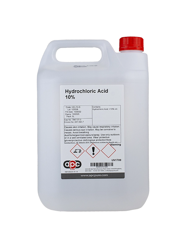 5L Hydrochloric Acid 10%