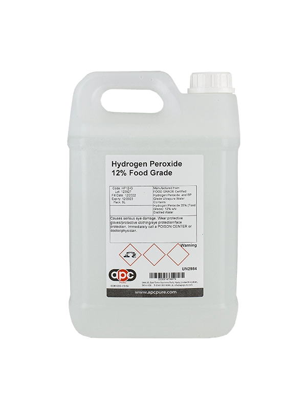 5L Hydrogen Peroxide 12% Food Grade