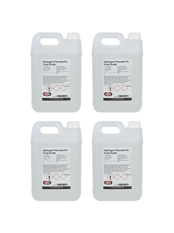4X5L Hydrogen Peroxide 6% Food Grade