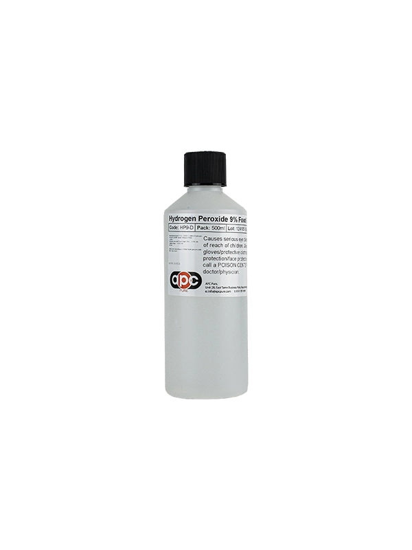 500ml Hydrogen Peroxide 9% Food Grade (30 vols)