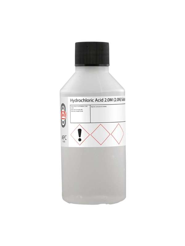 100ml Hydrochloric Acid 2.0M (2.0N) Solution