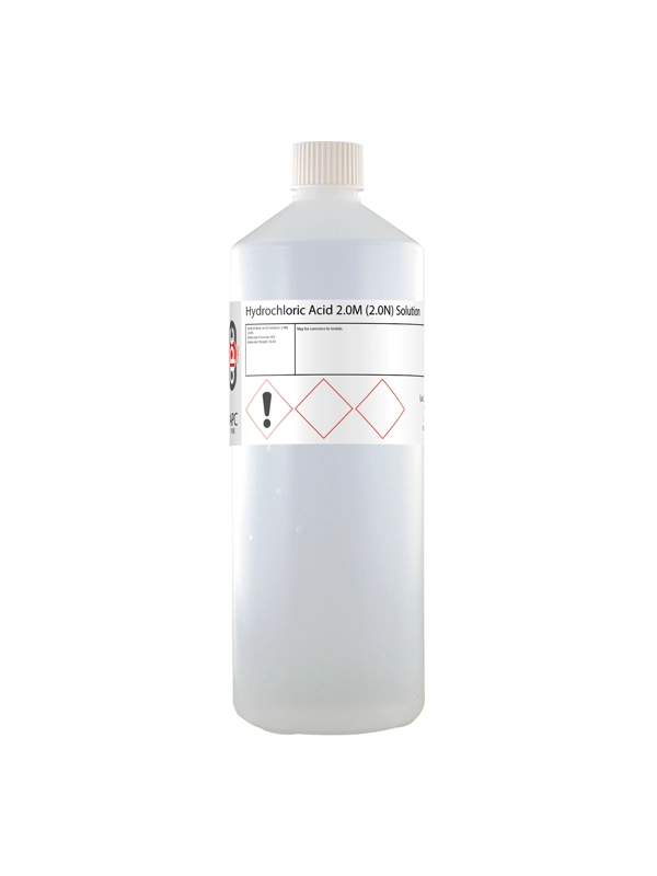 1L Hydrochloric Acid 2.0M (2.0N) Solution