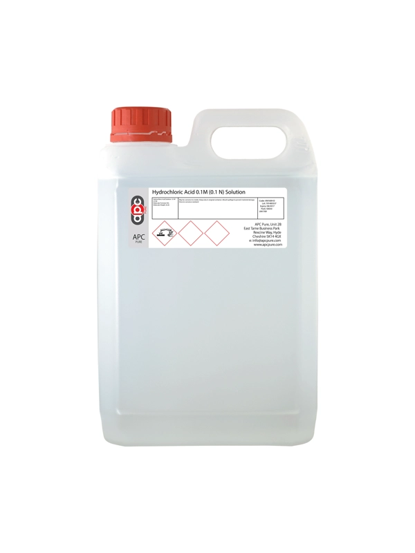 2.5L Hydrochloric Acid 0.1M (0.1N) Solution