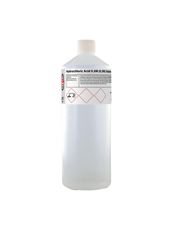 1L Hydrochloric Acid 0.5M (0.5N) Solution