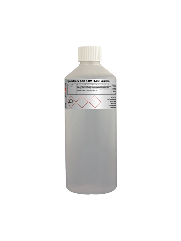 500ml Hydrochloric Acid 1.0M (1.0N) Solution