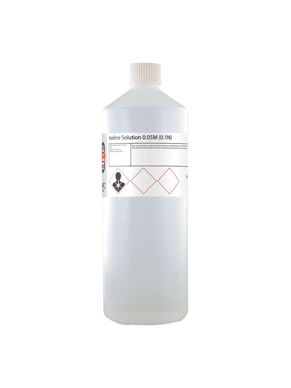 1L Iodine Solution 0.05M (0.1N)