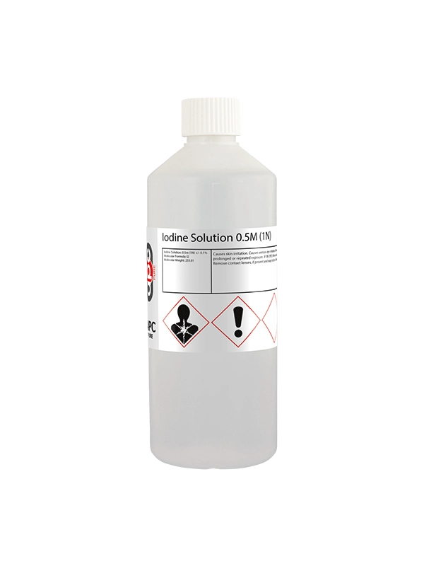 500ML Iodine Solution 0.5M (1N)
