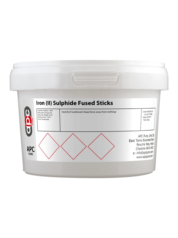 500G Iron (II) Sulphide Fused Sticks