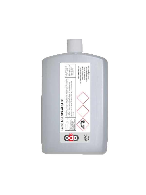 250ml Lactic Acid 80% ACS,FCC Letterbox Friendly
