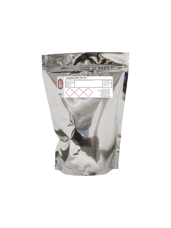 250g L-Arginine 98.5-101.5% Letterbox Friendly Pouch