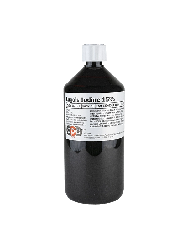 1L Lugols Iodine 15% Solution