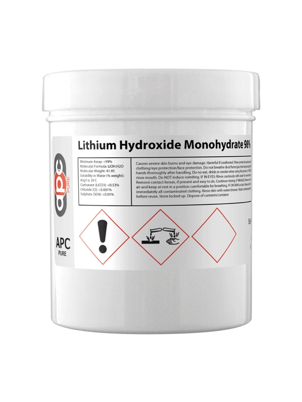 250g Lithium Hydroxide Monohydrate 98%