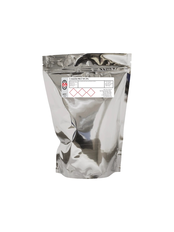 250g L-Leucine 98.5-101.5% Letterbox Friendly Pouch