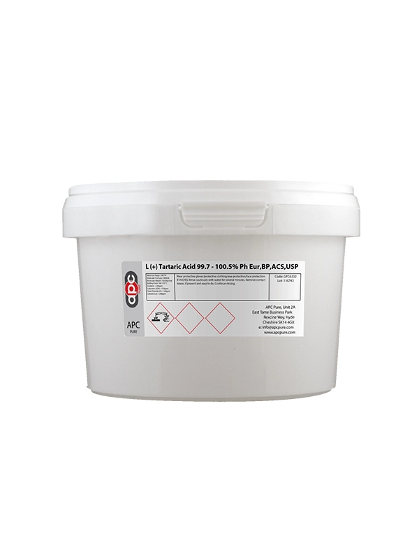 500g L (+) Tartaric Acid 99.7 – 100.5% Ph Eur,BP,ACS,USP