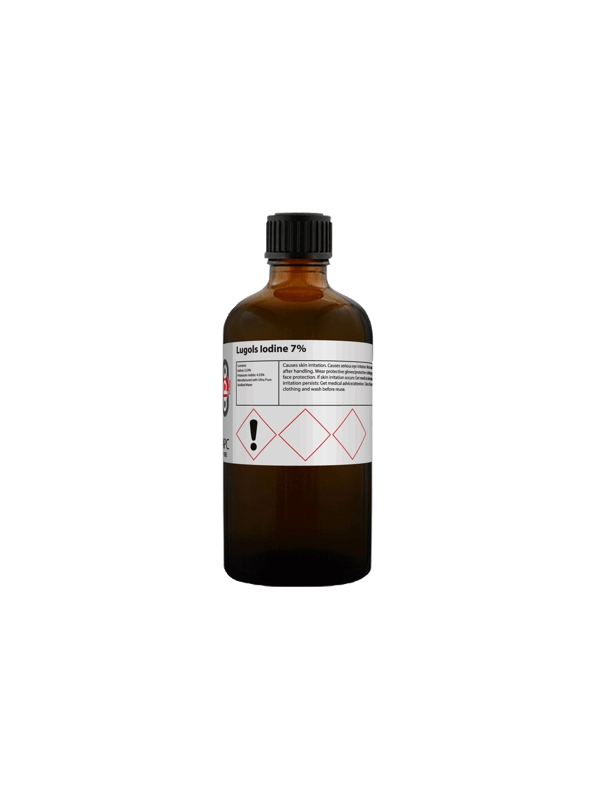 100ml Lugols-Iodine-7%-100ml-Dropper Lugols Iodine 7% Solution