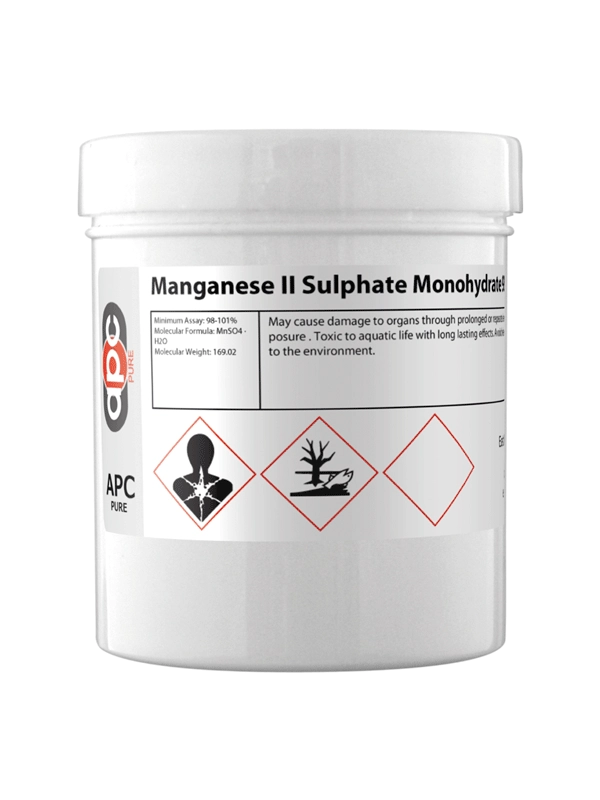 250g Manganese II Sulphate Monohydrate 98-101% ACS