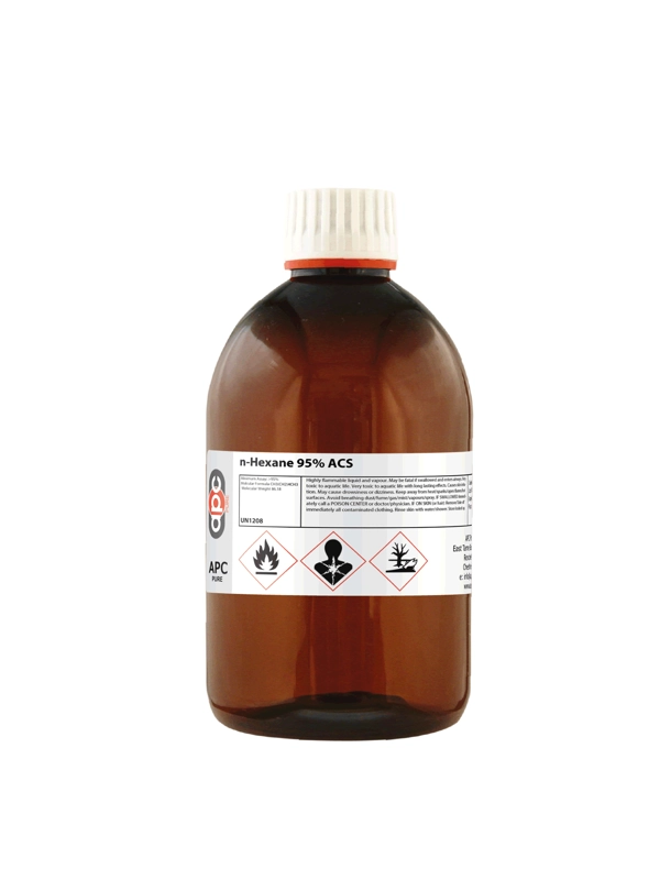 500ml  n-Hexane 95% ACS