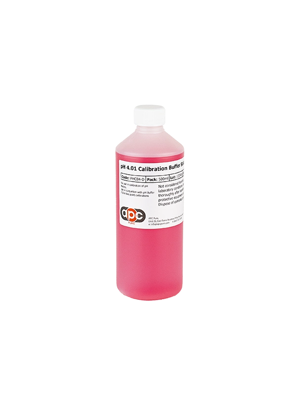 500ml pH 4.01 Buffer Solution (Red) for Calibration