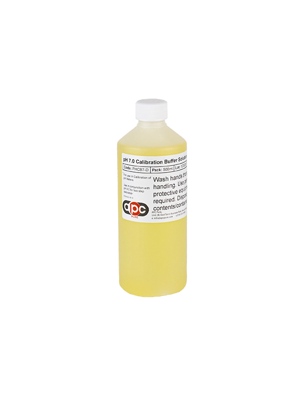 500ml pH 7.0 Buffer Solution (Yellow) for Calibration