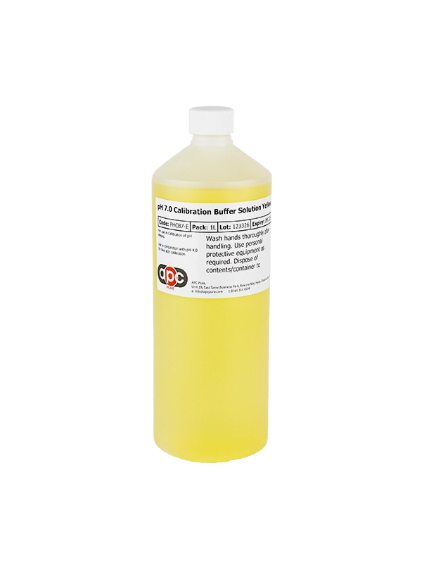 1L pH 7.0 Buffer Solution (Yellow) for Calibration