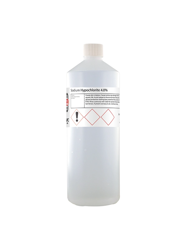 12X 1L Sodium Hypochlorite 4%