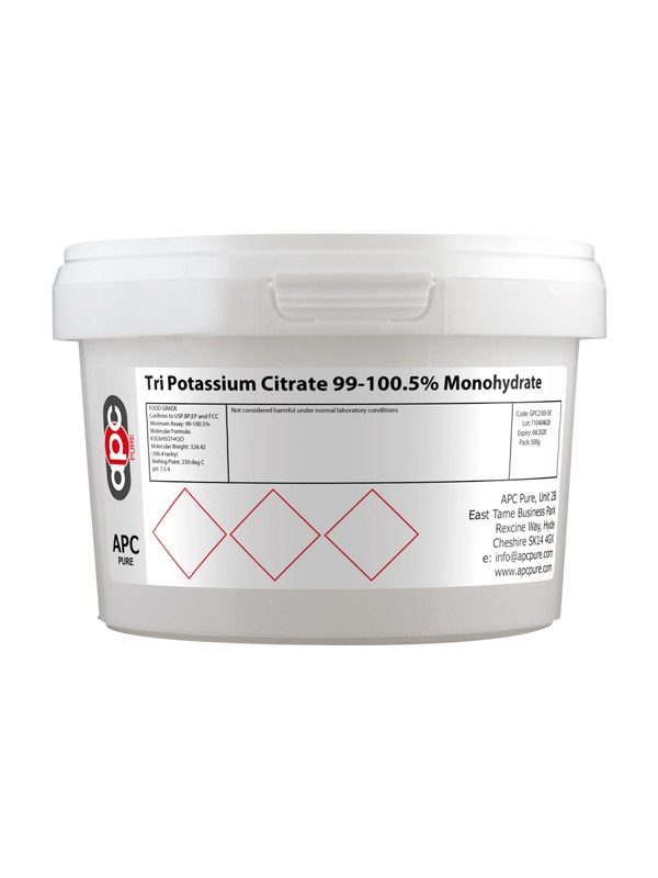 500g Tri Potassium Citrate 99-100.5% Monohydrate BP,EP,USP,FCC