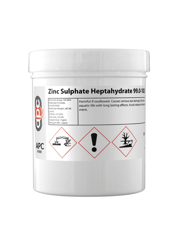 100g Zinc Sulphate Heptahydrate 99.0-102.0% ACS,USP
