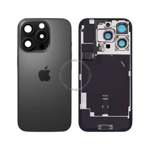 Original iPhone 16 Pro Max Back Glass With Steel Plate Wireless Flex & Flashlight Flex