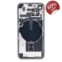 Original iPhone 14 Plus Glass Battery Back Cover with Flash Bracket + Wireless Charging Module