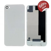 Original Glass Back Battery Cover for iPhone 4s (white)