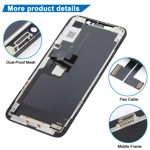 HD LCD Display for Apple iPhone 11 Pro - (display glass combo folder)