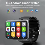 S999 4G Smart Watch, TFT Screen 2.88 inch Android 9.0 4GB+64GB(Gold)
