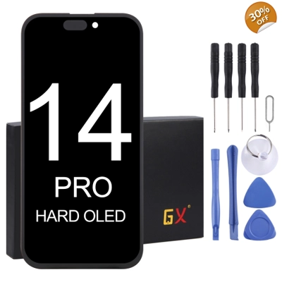 GX Hard OLED Display for Apple iPhone 14 Pro - (display glass combo folder)
