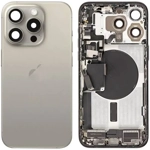 Original Titanium Full Body Housing with Parts for Apple iPhone 15 Pro Max