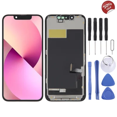 Soft OLED Display for Apple iPhone 13 Mini - (display glass combo folder)