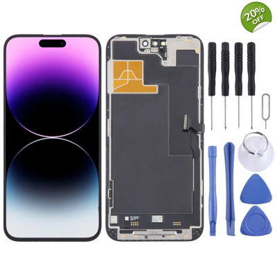 GX OLED Display for Apple iPhone 14 Pro Max - (display glass combo folder)