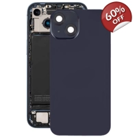 Original iPhone 14 Glass Battery Back Cover with Flash Bra..