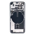 Original iPhone 14 Glass Battery Back Cover with Flash Bracket + Wireless Charging Module